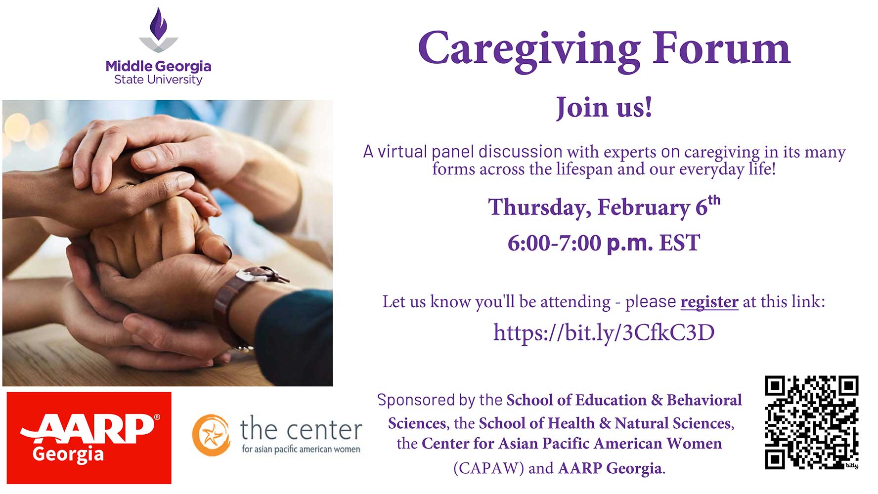 Caregiving Forum flyer.